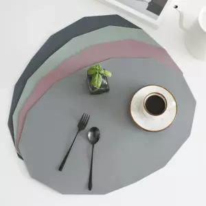 다각형 식탁 매트 실리콘 테이블 고무판 개인식탁보