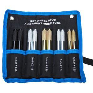 10 PCS 강철 정렬 기계용 타이어 자동차 장착 볼트 스터드 키트 러그 도구 볼트 합금