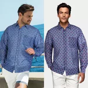 [쟌피엘] 코르타 인견마 린넨셔츠 하와이안 긴팔 남방_P421395733