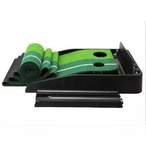 [RIZPICK]자동리턴 골프 퍼팅연습기 골프채 공 골프매트 세트