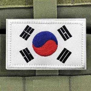 태극마크 태극기 DD 12879 패치 와펜 DIY