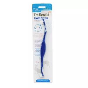 강아지 고양이 칫솔 미세모 1P 양치 치석관리 구강 강아지치아관리