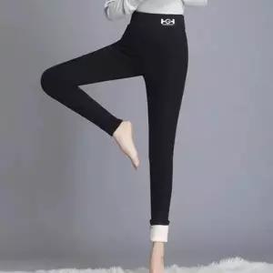 여성 겨울 하이웨스트 기모 밴딩팬츠 슬림핏 방한바지 (HSJ-WE43EBE)