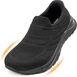 남성용 합성 발가락 신발에 Sosenfer 슬립 와이드 상자 안전 운동화 경량 스틸 작업화 건설/창고용 미끄럼