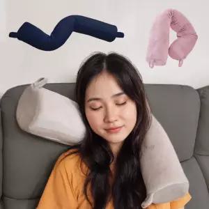 헬로제인 접히는 메모리폼 목베개 여행용 기내용 목쿠션