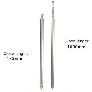 범용 호환 자동차 차량용 호환 라디오 RC 제어 송신기 컨트롤러 스코픽 공중 안테나 100cm 외관 도구 제품