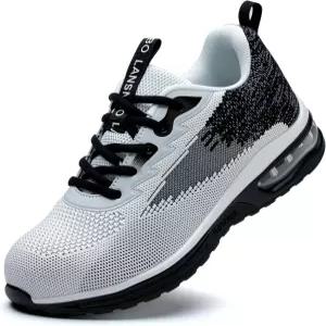 산업용 신발의 경량 통기성 안전 작업용 운동화 미끄럼 방지 유틸리티 슬립 랜스보 스틸 토슈즈