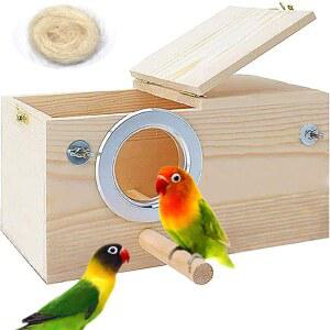 날림장 대형 새장 호화 새집 하늘다람쥐 대형새장 왕관 용품 사랑 키우기 퀘이커 앵무새