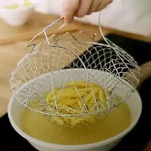 차미 채반 채망 스텐 튀김망 접이식 튀김망 건지기