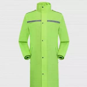 레인코트 원피스 롱코트비옷 고품질 라임그린 아웃도어