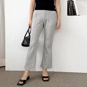 여자 여성 면부츠컷바지 2컬러 나팔바지 부츠컷팬츠 (HSJ-WCE86B3)