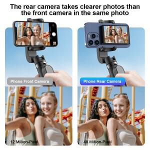 스마트폰용 호환 무선 브이로그 셀카 모니터 화면 마그네틱 자석 폰 라이브 스용 호환 휴대폰 리얼 카메라