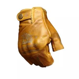 빈티지 소가죽 바이크 반장갑 라이딩 글러브 승마