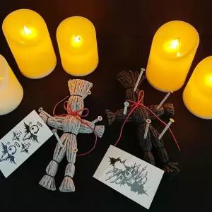 지푸라기 스트레스 저주인형 부두 화풀이 해소 인형