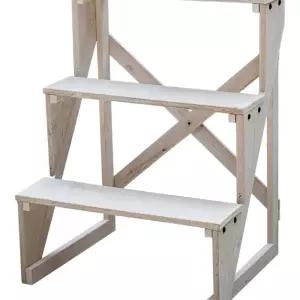 빈티지 엔틱 원목 화분 선반 진열대 정리대 3단 다육이