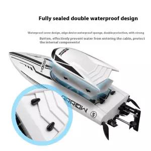 생활 수집품 고속 브러시리스 모터 원격 제어 보트 Udiud903 야외 수영장 호수 바다 대형 버전 해상 모델