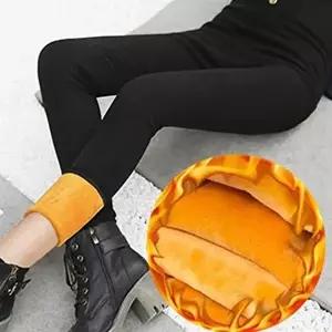 여자 겨울 20대 30대 기모 바지 데일리 여행 패션룩 (HSJ-W9A912D)