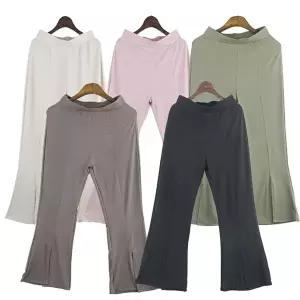 허리밴딩 나팔바지 앞트임 (HSJ-WFGX5LR)