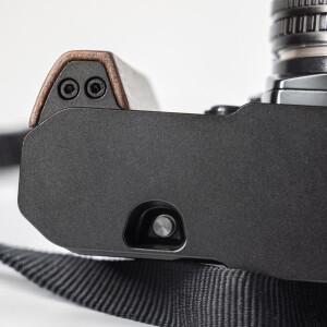 니콘 호환 FM2 FM3A FE 카메라용 호환 목재 L 핸드 그립 악력기 알루미늄 합금 휴대용 호환 베이스 플레이