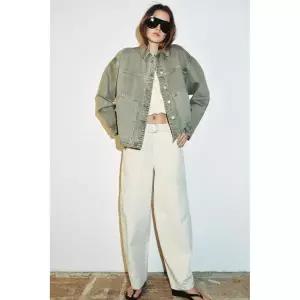 [국내배송] 자라 ZARA Z1975 데님 재킷 - 카키 987894