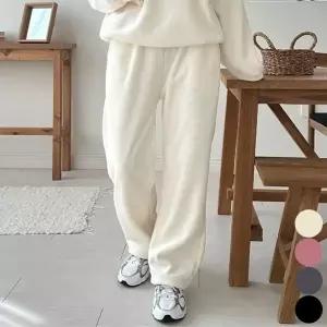 여자 기모바지 따뜻한 방한팬츠 일자 트레이닝 바지 (HSJ-WD9FF40)