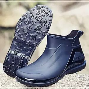 장마철 안전한 발편한 남성 가벼운 장화 레인부츠 앵클부츠 DWCE7123