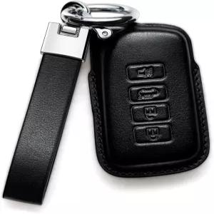 렉서스 키포브 커버 가죽 랜야드 체인 보호대 자동차 케이스 액세서리용 Smyfob
