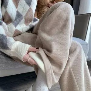 여성 3컬러 스웨이드 겨울 기모 코듀로이 밴딩팬츠 (HSJ-WFFPQWW)