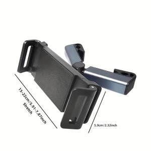 자동차 차량용 호환 등받이 베개 회전 스코픽 조절 휴대폰 브래킷 태블릿