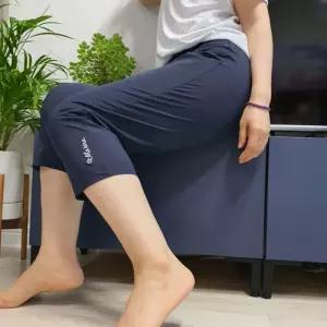 국내 여름 7부 여성 곤색 바지