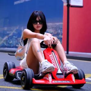 전동카트 전동휠 스포츠 레져 듀얼모터 안전 시트 길이조절 손잡이 야외 레이싱