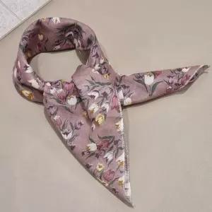 (꽃 보라) 국산 면 스카프/손수건/반다나-개별포장-도매매 낱개가능