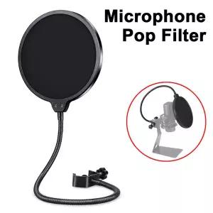 150mm 더블 레이어 마이크 팝 필터 스튜디오 유연한 윈드 스크린 사운드 필터 마스크 마이크 쉴드 녹음 액