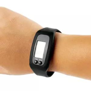 손목 만보기 블랙 전자시계 만보기 시계형만보기 만보기워치형 만보계