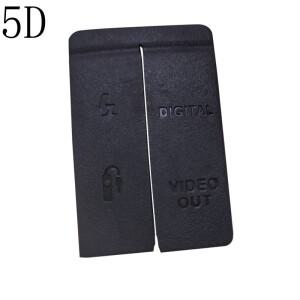 1set USB/HDMI 호환 DC IN/VIDEO OUT Canon EOS 5D 6D 7D 600D 카메라 용 호환 고무 도어 하단 커버 카바