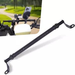 허그윗 모터사이클 핸들바 익스텐션 크로스바 미러 마운트 밸런스바 11.8인치 - 17.7인치 조정 가능