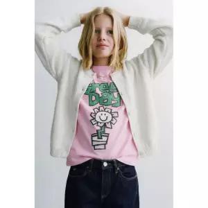 [국내배송] 자라 ZARA 플레인 니트 재킷 - 크림 971116