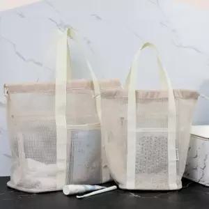 가방 사우나 블랙 소형 메쉬 수납 목욕 휴대용 헬스장 수영장