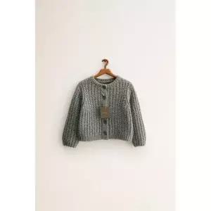 [국내배송] 자라 ZARA TIMELESS - 청키 니트 재킷 드라이-그린 938474