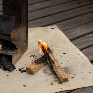 1pc 바베큐 화재 방지  매트 캠핑 피크닉 고온 다림질 난연 카펫 야외 실내