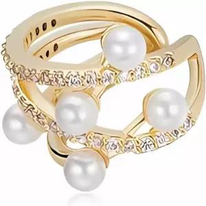 여성용 진주 귀 커프 비 피어싱 CZ 귀걸이용 연골 보석 클립 선물용