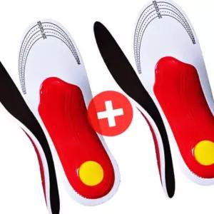 기능성 알프스 아치 레드 더나은 1+1 깔창 3중구조 OWC8B269