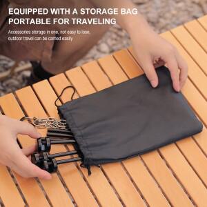 바베큐 팬 행어 다기능 삼각형 브래킷 체인 들러 요리 그릴 팬 야외 캠핑용