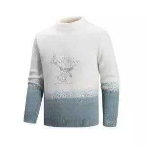 니트 캐주얼 터틀넥 반목 남자니트 스웨터 프린트 풀오버 원템1