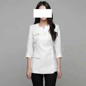 피부관리사 유니폼 피부샵 데스크 피부과 직원복 미용사 전문가