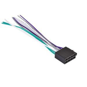 2Din 자동차 차량용 호환 라디오 MP5 전원 케이블 코드 범용 호환 오디오 와이어링 하네스 플레이어 호환