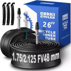 26인치 산악 자전거 타이어 내부 튜브 26 x 1.75 1.85 1.95 1.0 2.0 2.1 2.125 2.2 2.25 2.3 2.35 4.4