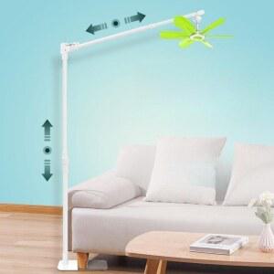 가변형 실링팬 거치대 천장 걸이 침실 씰링팬 이동식 선풍기 셀프 브래킷 침대 스탠드 거실