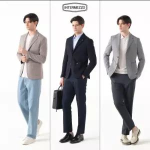 [인터메조][인터메조] 인터메조 26SS 트위드 워셔블 자켓 1종