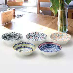 [롯데백화점]하코야 아와사카 포타리2-파이브볼(5p세트-소) 전통&모던 폴란드풍 도자기 선물용